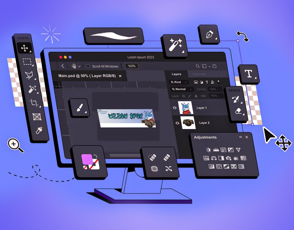 Digital art and graphic design service